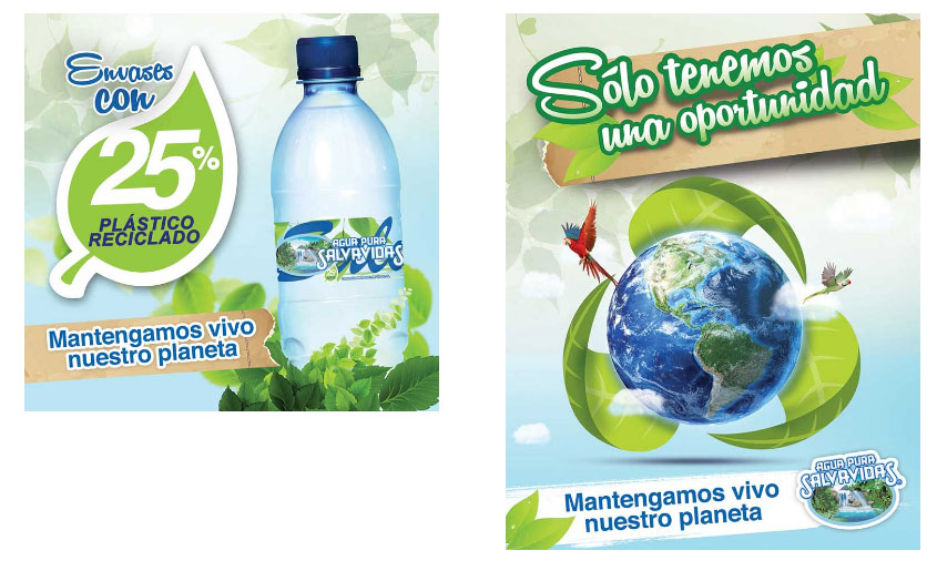 Botellas de agua para niños - Peñaclara - Naturaleza viva
